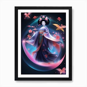 Geisha 4 Art Print