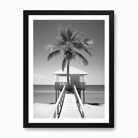 Hurghada, Egypt, Black And White Photography 4 Art Print