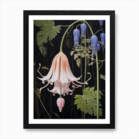 Flower Illustration Bluebell 3 Art Print