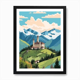 Liechtenstein Travel Illustration Art Print