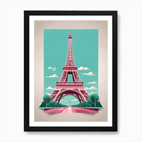 Paris Eiffel Tower 26 Art Print