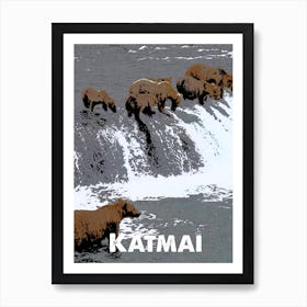 Katmai, National Park, Nature, USA, Wall Print, Art Print