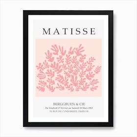 Matisse Cutout Pink Poster Art Print