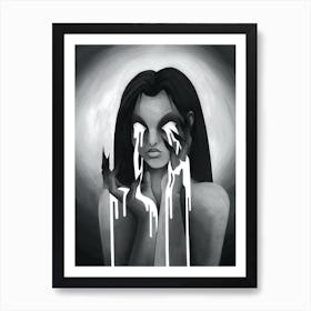 Dripping With Tears  Art Print