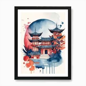 Chinese Pagoda 33 Art Print