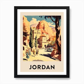 Jordan Vintage Travel Poster Art Print