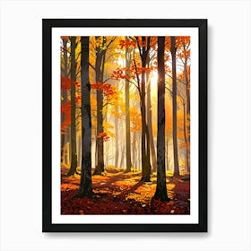 Autumn Forest 4 Poster