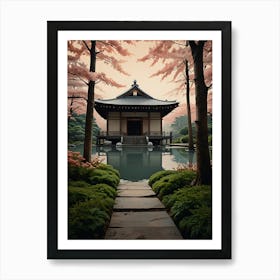 Japanese Garden Art Print