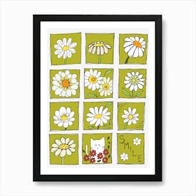 Daisies Art Print