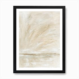 Hope - Warm Neutral Abstract Painting Art Print