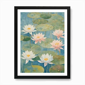 Serene Water Lilies Art Print