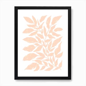 Peach Plant Poster