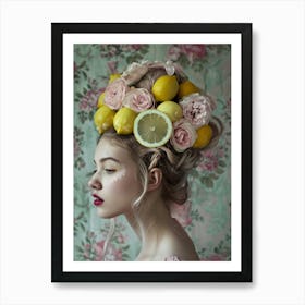 Lemon Hair Art Print