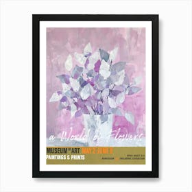 A World Of Flowers, Van Gogh Exhibition Lavender 2 Art Print