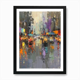 New York City Taxis Art Print