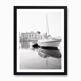 Saint Tropez, France, Black And White Old Photo 4 Art Print