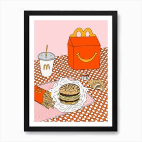 Fast Food Feast Art Print