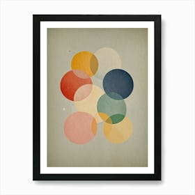 Colour Circles Art Print