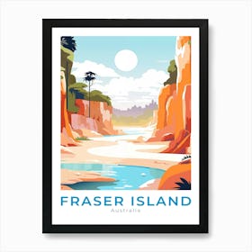 Australia Fraser Island Travel Art Print