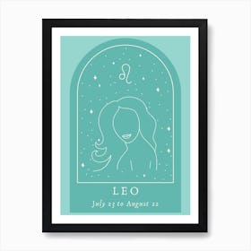 Leo Green Art Print