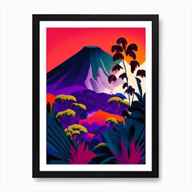Hawaii Volcanoes National Park United States Of America Pop MatisseII Art Print
