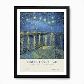 Vincent Van Gogh - Starry Night over the Rhone Art Print