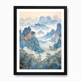 Zhangjiajie National Forest Park China 2 Art Print