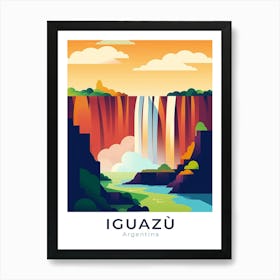 Argentina Iguazu Travel Art Print