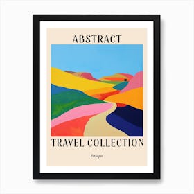 Abstract Travel Collection Poster Portugal 5 Art Print