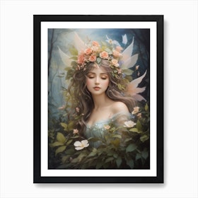 Fine ART Photo PRINT Fantasy Floral Fairy Tree Girl Naturalis Flora Gaïa  Earth Spirit Bright Colors by Sakuems 