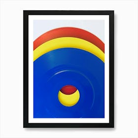 7' Vinyl in Primary Colors Poster