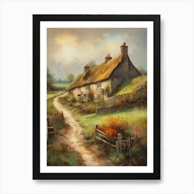 Printable Wall Art, Vintage Landscape, Farmhouse Wall Decorations, Vintage Landscape Oil Painting.10 1 Art Print