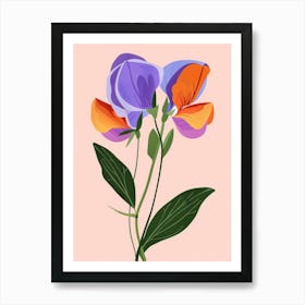 Sweet Peas 5 Art Print