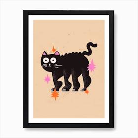 Black Cat Art Print