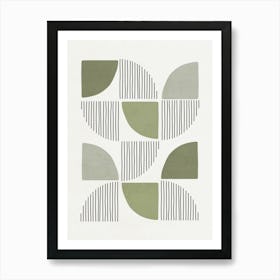 Abstract Geometric Pattern Art Print