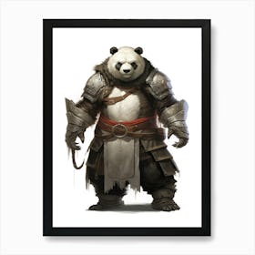 Panda Warrior 1 Art Print