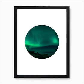 Landscapes Circular 4 Skardsvik Art Print