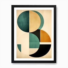 Abstract Letter B Art Print