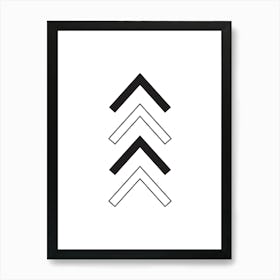 Arrows Vector Illustration Art Print