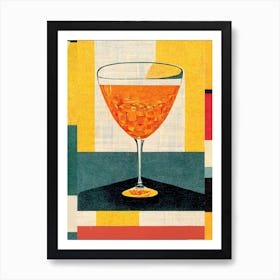Aperol Cocktail Art Print
