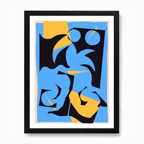 Digital Shapes Art Print