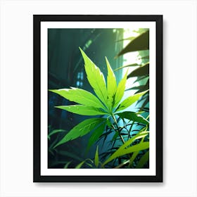 Marijuana Leaf 3 Art Print