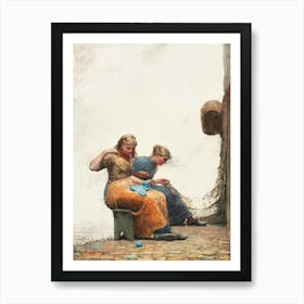 Mending The Nets (1882), Winslow Homer Art Print