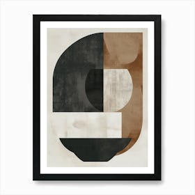 Guelph Stone Park Bauhaus Minimalist Art Print