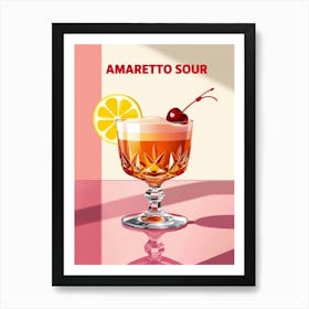 Amaretto Sour 3 Art Print