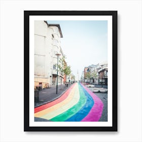 Rainbow Road Art Print