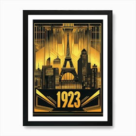 Aihrgdesign A Vintage Travel Poster Showcasing Art Deco Archi 43f02846 837b 4f94 B0ff 4682ac470be7 2 Art Print