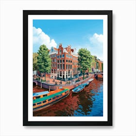 Amsterdam Old Town Buildings Art Print