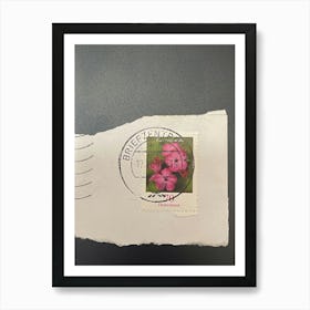 Postage Stamp Art Print