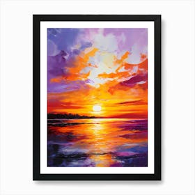 Sunset Art Art Print